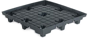 PLATEAU PLAST NOIR 34.5X26.5 - Distram SAS